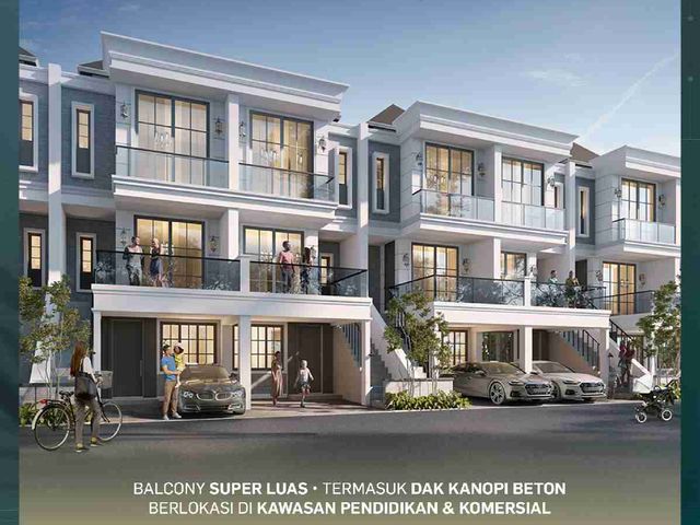 Jual Rumah 3 Lantai 3+1 Kamar Tidur Di PIK2 Victoria Residence Bisa KPR