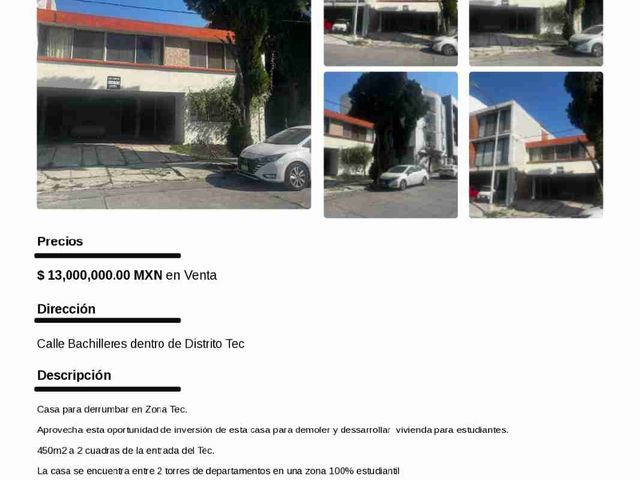 Casa Serca del Tecnológico