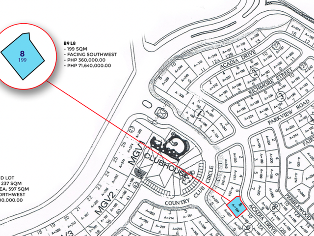 For Sale! Mckinley Hill Village Residential Lot Clean title