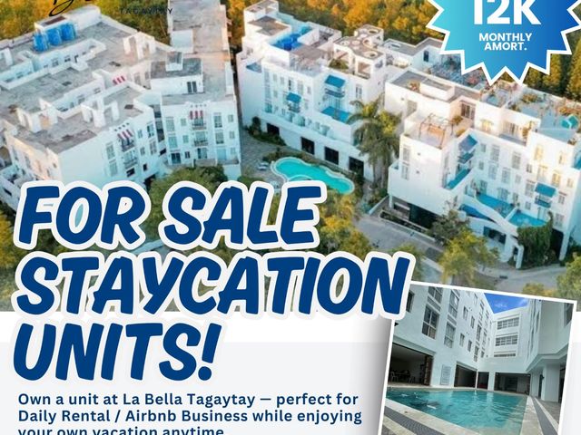 TAGAYTAY STAYCATION INVESTMENT - FEW UNITS LEFT!