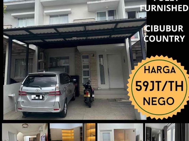Rumah Sewa Full Furnished Cibubur Country KT 2 Perabotan Baru
