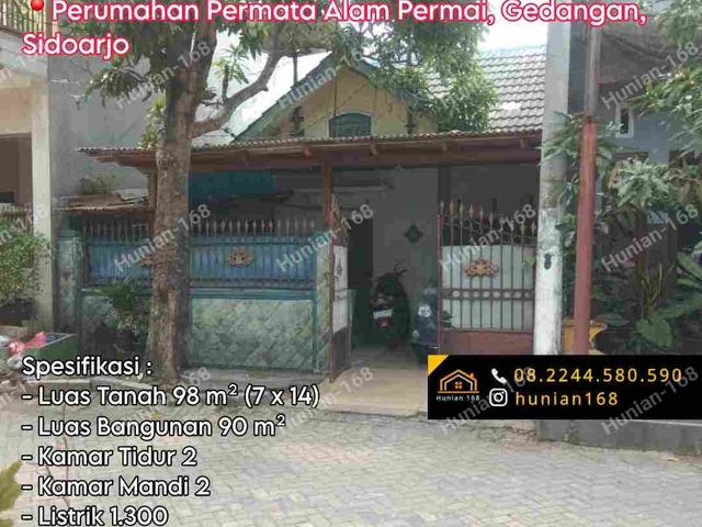 Dijual Rumah Perumahan Permata Alam Permai Gedangan Candi Buduran Sidoarjo Kota Puri Surya Jaya Porong Waru