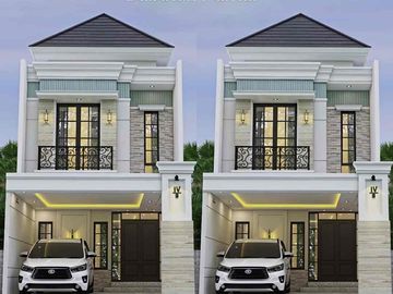 Rumah Baru American Classic Babatan Pantai Siap Huni Bisa KPR SHM