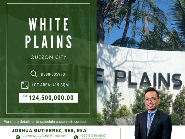 FOR SALE: Prime Lot in Exclusive White Plains, Quezon City