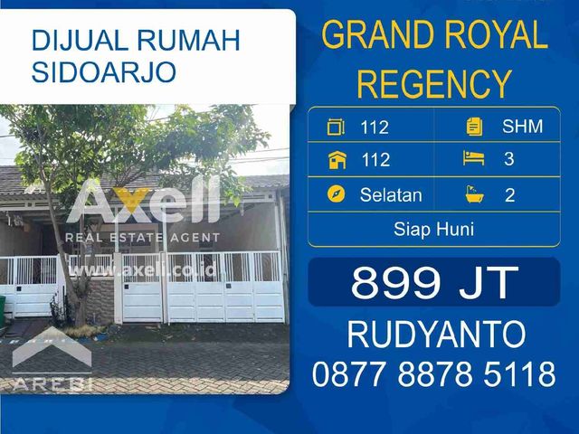 Rumah Grand  Royal Regency Dijual