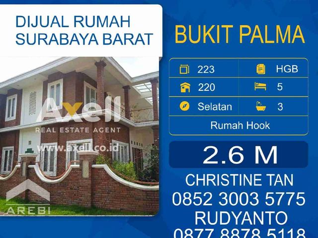 Rumah Citraland Bukit Palma Dijual