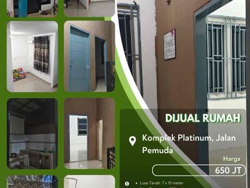 Dijual Rumah Pekanbaru Cluster Platinum Daerah Pemuda!