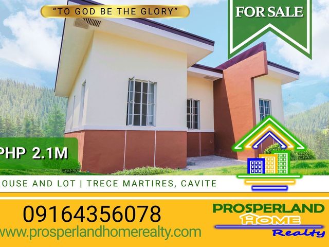 HOUSE AND LOT FOR SALE IN TRECE MARTIRES, CAVITE