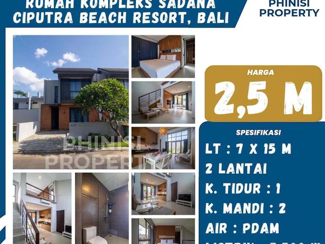 DIJUAL RUMAH MURAH DI KOMPLEKS SADANA CIPUTRA BEACH