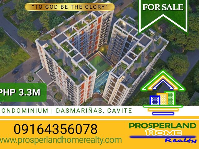 STUDIO TYPE CONDO UNIT FOR SALE IN DASMARINAS, CAVITE