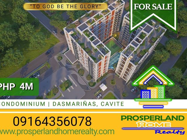 CONDO UNIT FOR SALE IN STUDIO W/ BALCONY  DASMARINAS, CAVITE