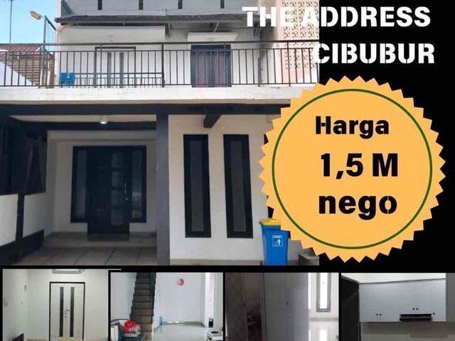 Dijual rumah rapih siap huni The Address Cibubur