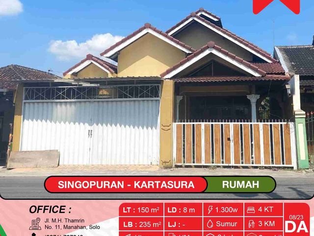 Dijual rumah siap huni, lokasi strategis, dekat ke RS Tulang, Bandara, Mall, Pasar.
