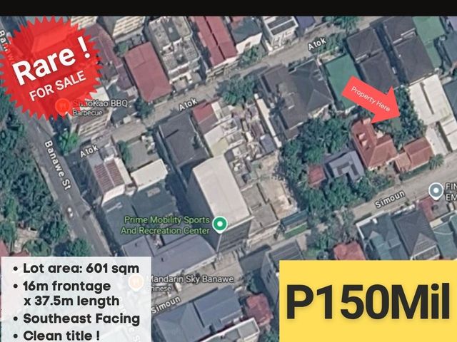 Lot in QC (near Banawe) for sale