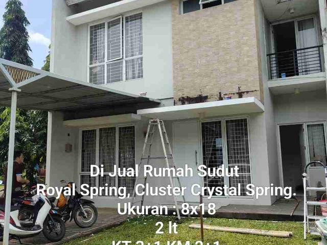 Dijual Rumah 2 lantai di Cluster Crystal Spring, Royal Spring Hertasning Makassar