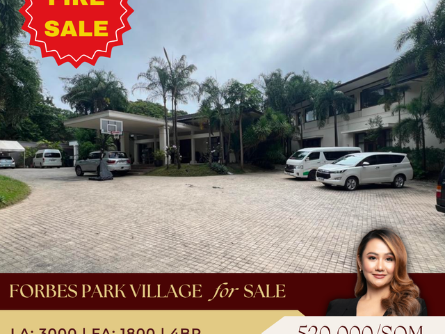 Good Deal House and Lot in Forbes Park Village Makati