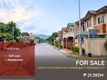For Sale: Residential Lot in United Hills Paranaque 1, Parañaque City