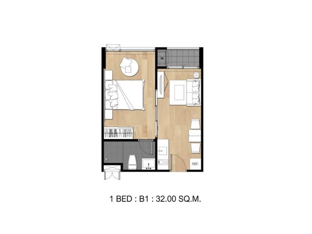 For Rent at  FLEXI Sathorn Charoennakhon Phase 1