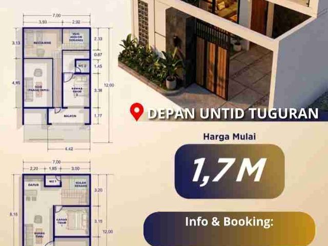 RUMAH MEWAH 2 LANTAI DI LOKASI PALING STRATEGIS DEPAN KAMPUS UNTIDAR MAGELANG