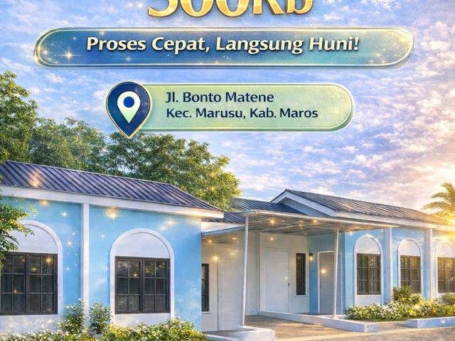 Booking 500 Ribu, Langsung Punya Rumah Nyaman!