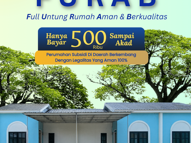 Rumah Subsidi Istimewa – DP 0% Siap Huni!