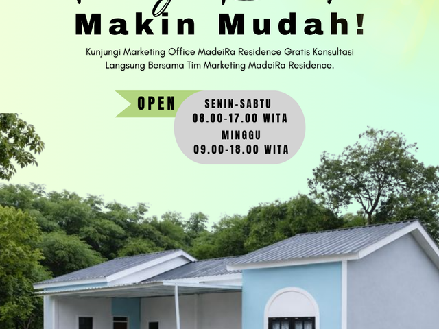 UPGRADE HIDUPMU MULAI DARI SINI! Rumah Nyaman, Cicilan Ringan!