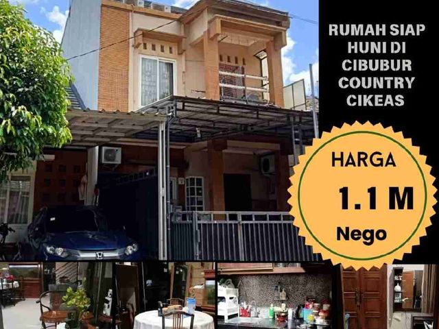 RUMAH SIAP HUNI DI CIBUBUR COUNTRY CIKEAS
