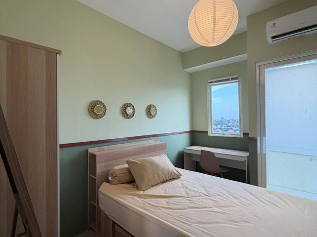 Disewakan apartment studio furnished baru Puncak Dharmahusada Surabaya Timur