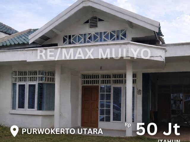 Disewakan Rumah Garasi dan Halaman Luas Area Purwokerto Utara