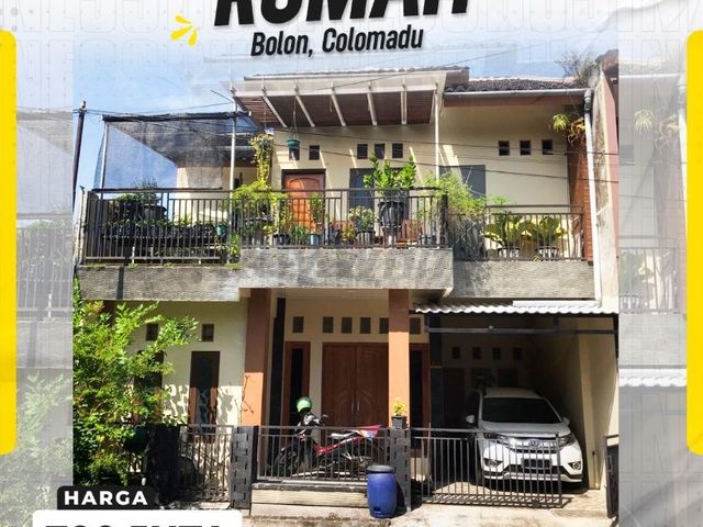 Dijual Rumah Harga Terjangkau 1,5 Lantai di Colomadu!