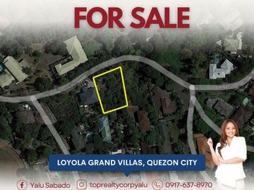 For Sale Residential Lot in Loyola Grand Villas, Quezon City