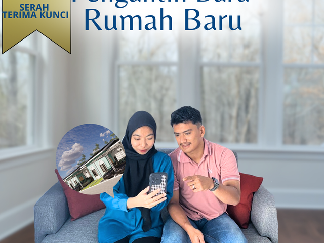BELI RUMAH SEKARANG, HEMAT PULUHAN JUTA!  Cuma 4 Juta Udah Terima Kunci!