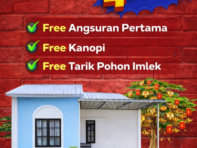 BELI RUMAH SEKARANG, HEMAT PULUHAN JUTA!  Cuma 4 Juta Udah Terima Kunci!
