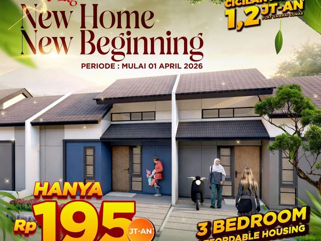 Rumah Subsidi Premium di Permata Mutiara Maja! Cicilan 1 Jutaan, UTJ 3 Juta All In