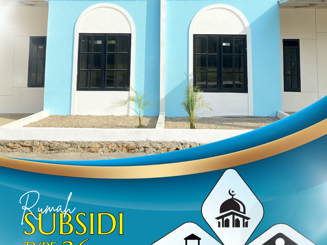 Dijual Rumah Subsidi di Maros Free DP