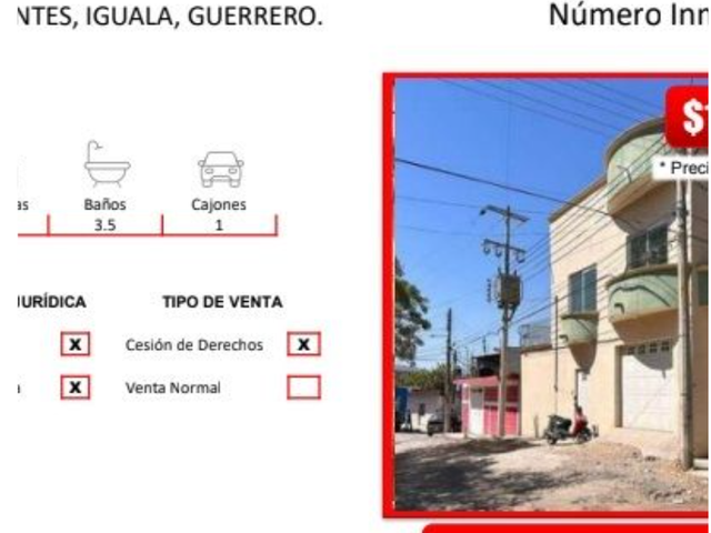 Casa en excelentes condiciones en remate bancario