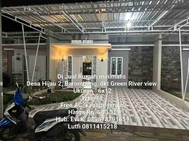 Dijual Rumah di Perumahan Desa Hijau 2 Barombong