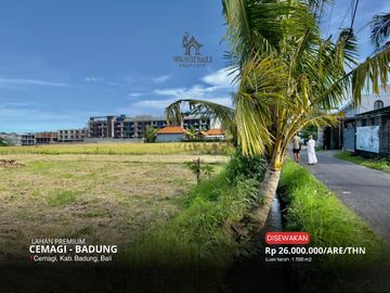 Tanah untuk disewakan di Cemagi