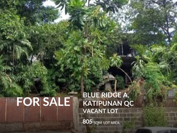 FOR SALE AT LOT VALUE: Property in Blue Ridge A, Katipunan, QC