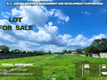 LOT FOR SALE LOCATED IN A SECURED SUBDIVISION AT PORAC PAMPANGA