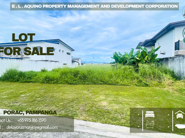 LOT FOR SALE LOCATED IN A SECURED SUBDIVISION AT PORAC PAMPANGA