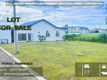 FOR SALE LOT LOCATED IN A SECURED SUBDIVISION AT PORAC PAMPANGA