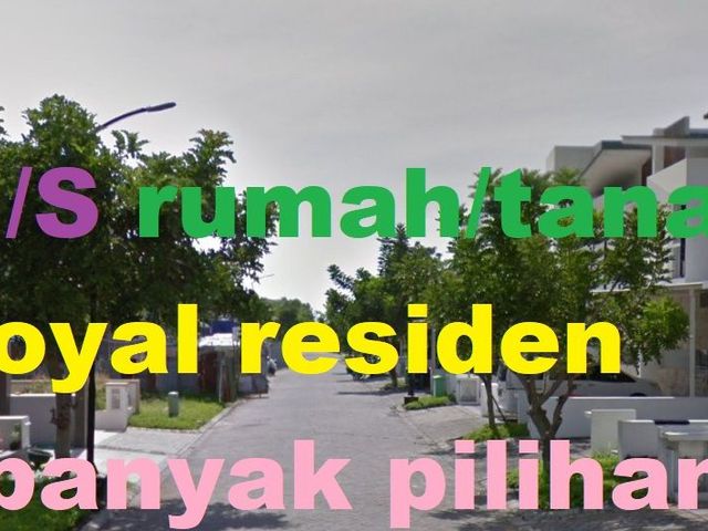 DIJUAL RUMAH ROYAL RESIDEN SURABAYA SIAP PAKAI BANYAK PILIHAN LUASAN