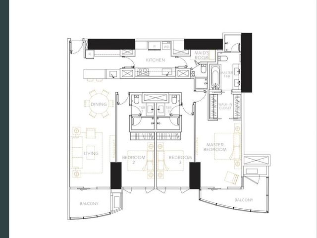 FOR SALE! 3 Bedrooms in Shang Residences at Wack-Wack, Mandaluyong City