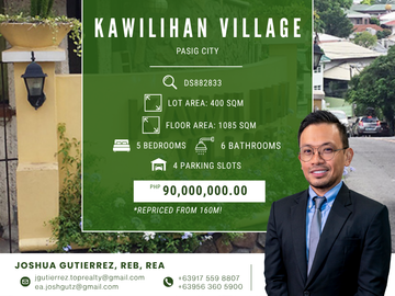 FOR SALE: 𝗥𝗘𝗣𝗥𝗜𝗖𝗘𝗗 Luxury Smart Home in Kawilihan Village, Pasig | From ₱160M to ₱90M