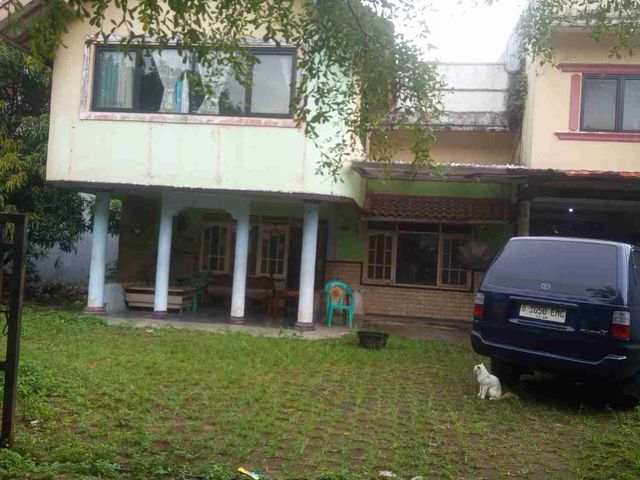 Dijual murah rumah rusak hitung tanah,luas byk pohon duren musang king, alpukat mentega diarea Cikaret, Cibinong