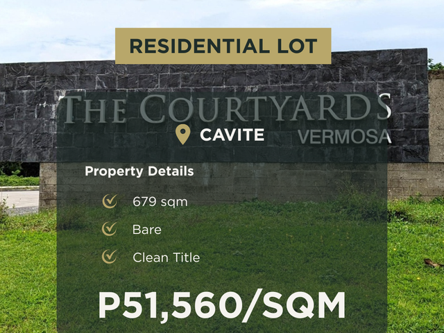 Ready for Your Dream Home? Start with this 679 sqm Lot in The Courtyards Vermosa