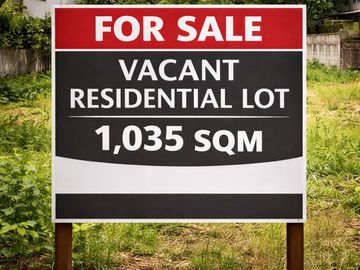 New Manila QC 1,035 sqm Vacant Lot For Sale