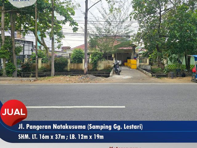 Bangunan Rumah Cocok Usaha Cafe dan F&B Akses Langsung Jalan Pangeran Natakusuma