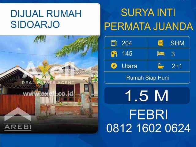 Rumah Surya Inti Permata Juanda Dijual